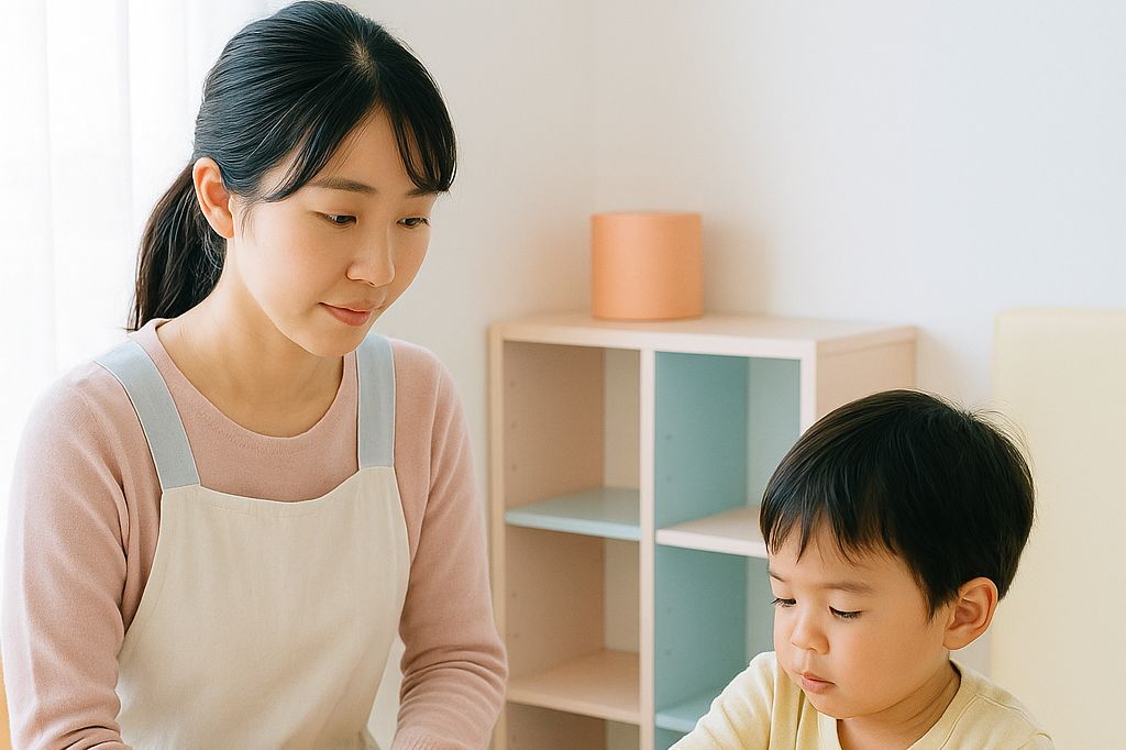 スタッフとお子さまの1対1の個別療育